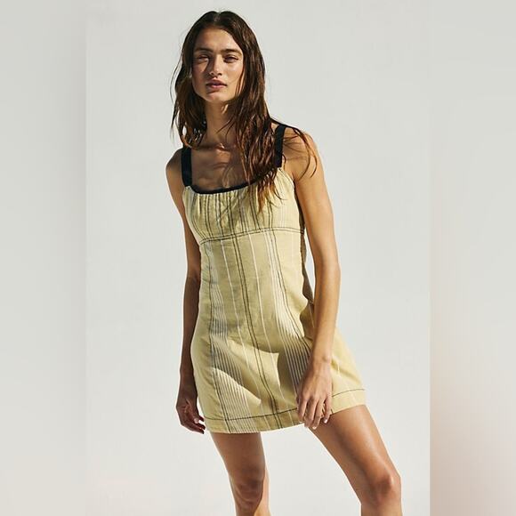 FREE PEOPLE Free-Est - Sailor Mini Dress Size Large - Picture 1 of 12